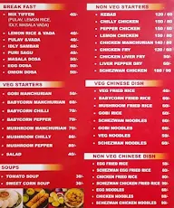 Hotel Rajeshwari menu 2