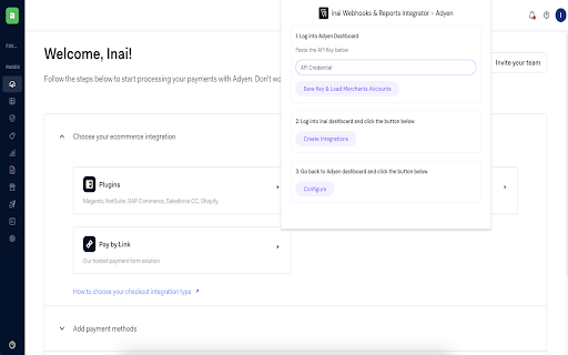 inai Webhooks & Reports Integrator