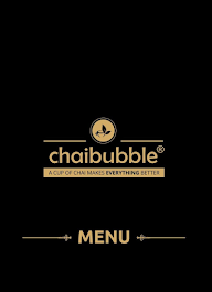 Chai Bubble menu 2