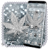 Silver Diamond Glitter Leaf Theme1.1.4