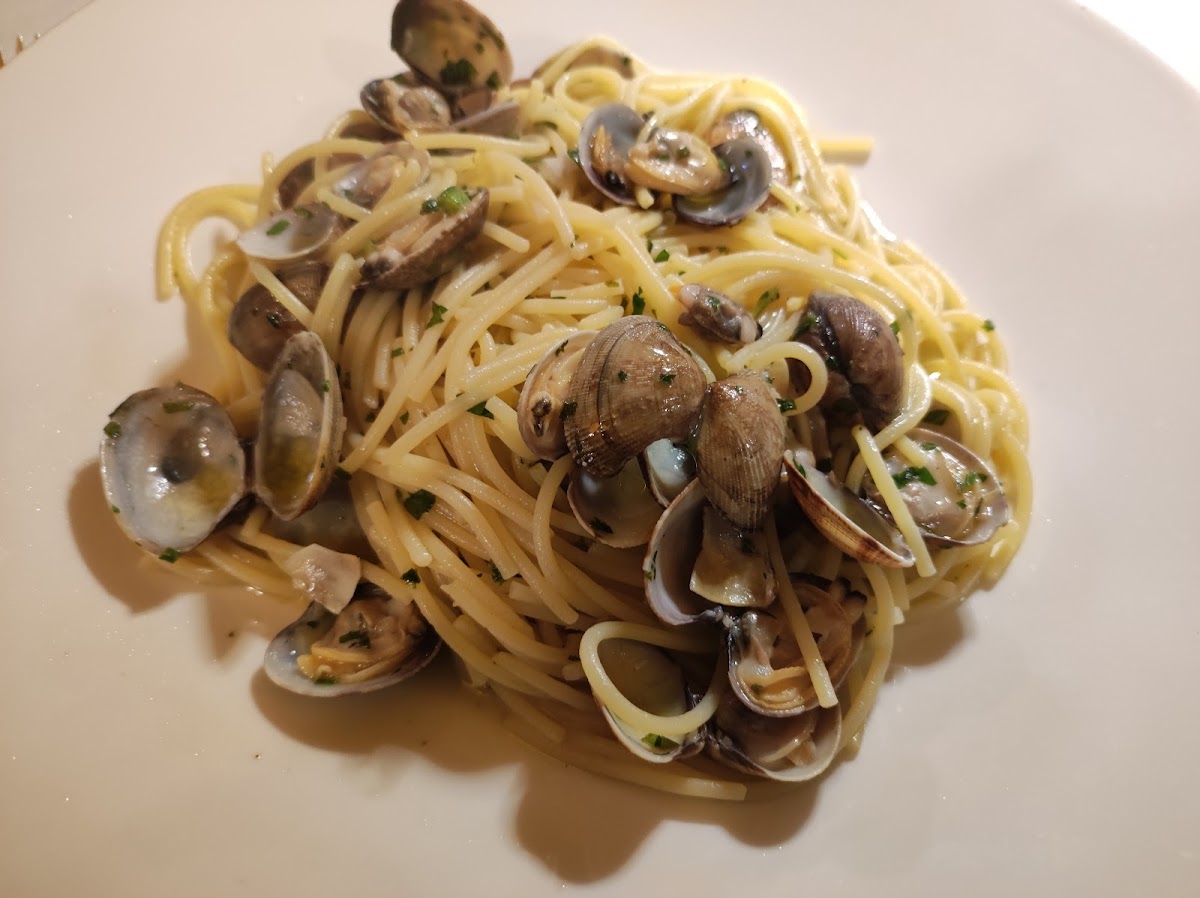 Spaghetti con vongole glutenfrei