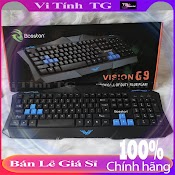 Bàn Phím Máy Tính Cơ Bản Có Dây Màu Đen Giá Rẻ Kiểu Dáng Hầm Hố Vi Tính Tg Vision G9