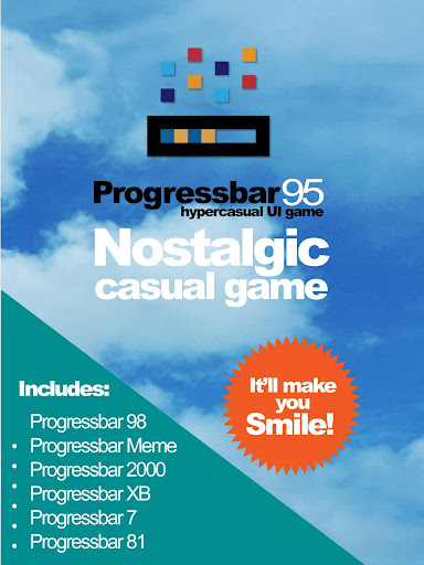 Progressbar95 - easy, nostalgic hyper-casual game screenshots 8