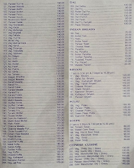 Hotel Saroj menu 2