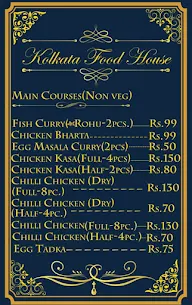 Kolkata Food House menu 2