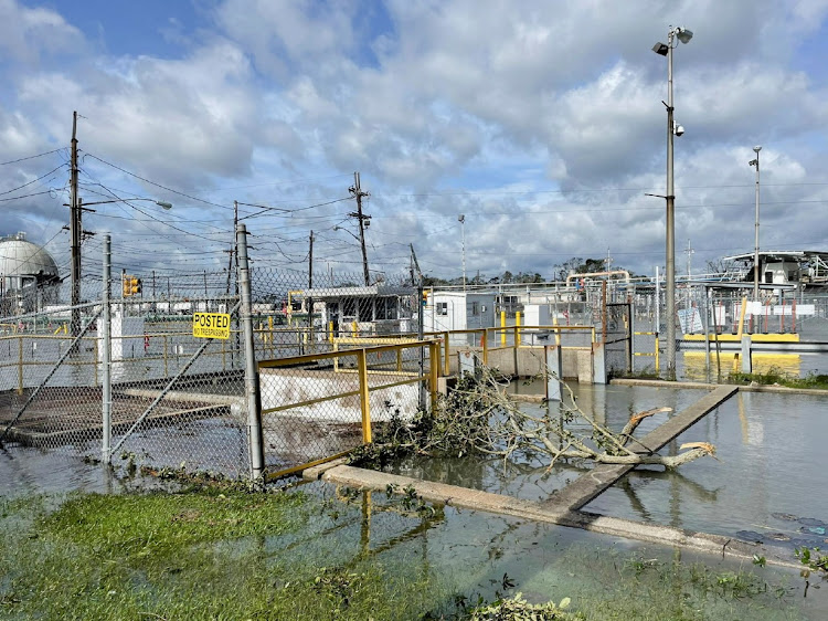 FILE PHOTO: Nearly all of Louisiana lost electrical power on Monday after Ida downed transmission lines and flooded communities, leaving more than 1-million customers without power.