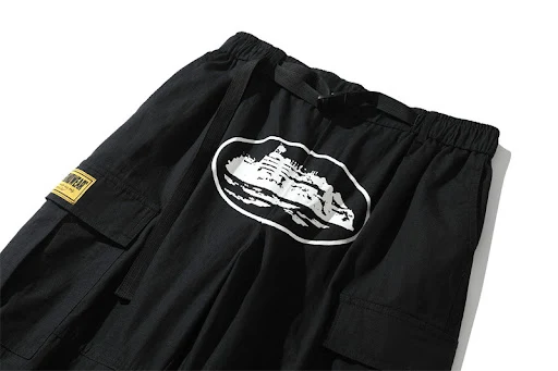 Title 2, Mens Multi-Pocket Side Button Trousers. Durabl...
