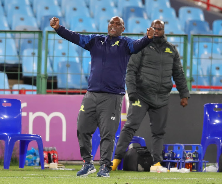 Pitso Mosimane is on course for a maiden domestic trebble.