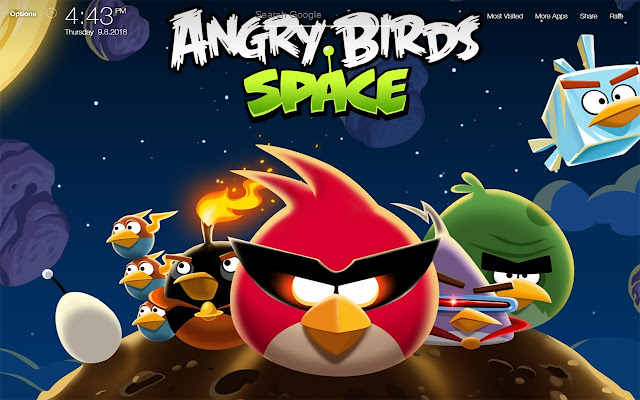 Angry Birds Wallpapers FullHD New Tab