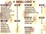 Raju Egg Corner menu 1