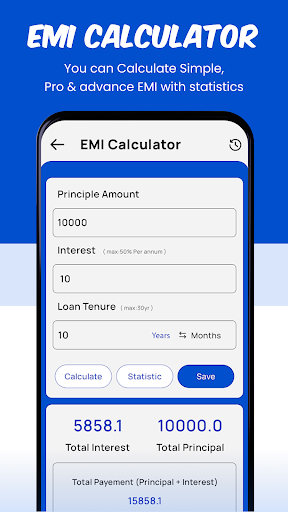 Screenshot SmartLoan- EMI&Loan Calculator