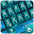 Simple Blue Black Future Tech Keyboard Theme Download on Windows