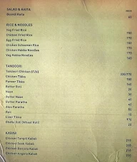 Tilak Restaurant menu 1