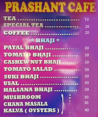Cafe Prashant menu 1