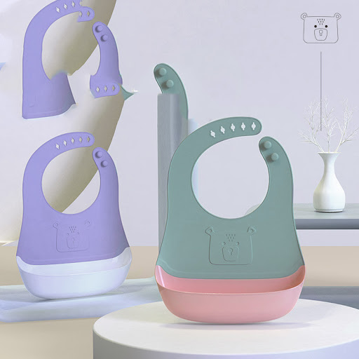 Title 5, Waterproof super soft meal pocket bib for child...