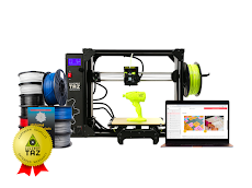 LulzBot TAZ Workhorse 3D Printer Educational Bundle and 1 Year Extended Warranty