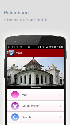 Palembang Map offline