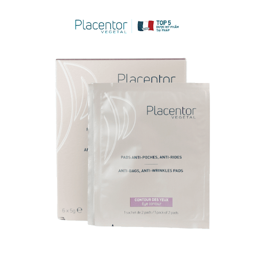 Mặt Nạ Mắt Giảm Nếp Nhăn, Bọng Mắt Placentor Anti-Pouch, Anti-Wrinkle Pads