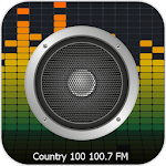 Cover Image of 下载 100.7 FM Country 100 CILG Radio Station 1.2 APK