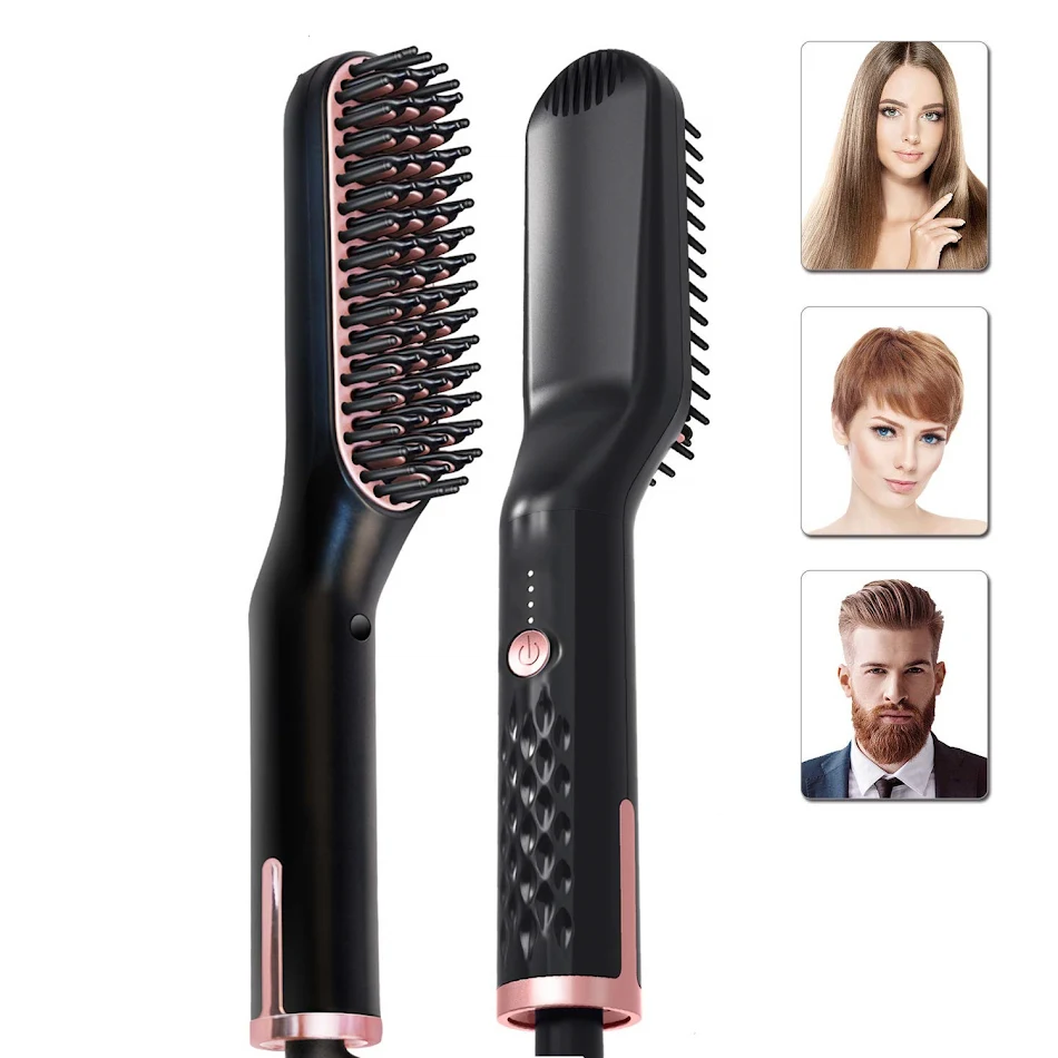 Haarstylingkam Haar Straightener Kam Haar Straightener Snel en gemakkelijk steil haar, voor een gladde en glanzende look, perfect voor dagelijks gebruik