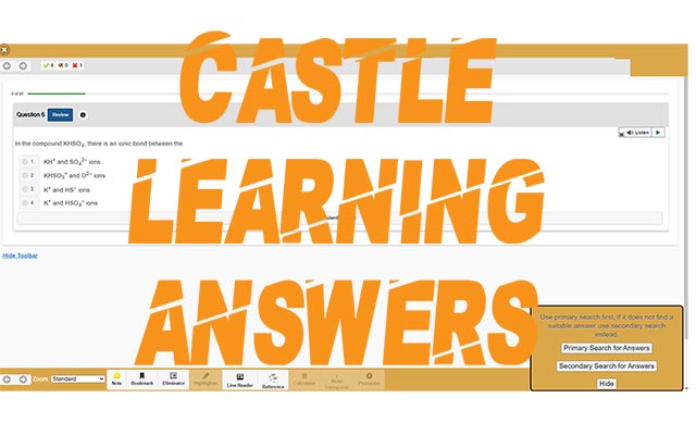 Castle Learning Answers / Castle Learning+