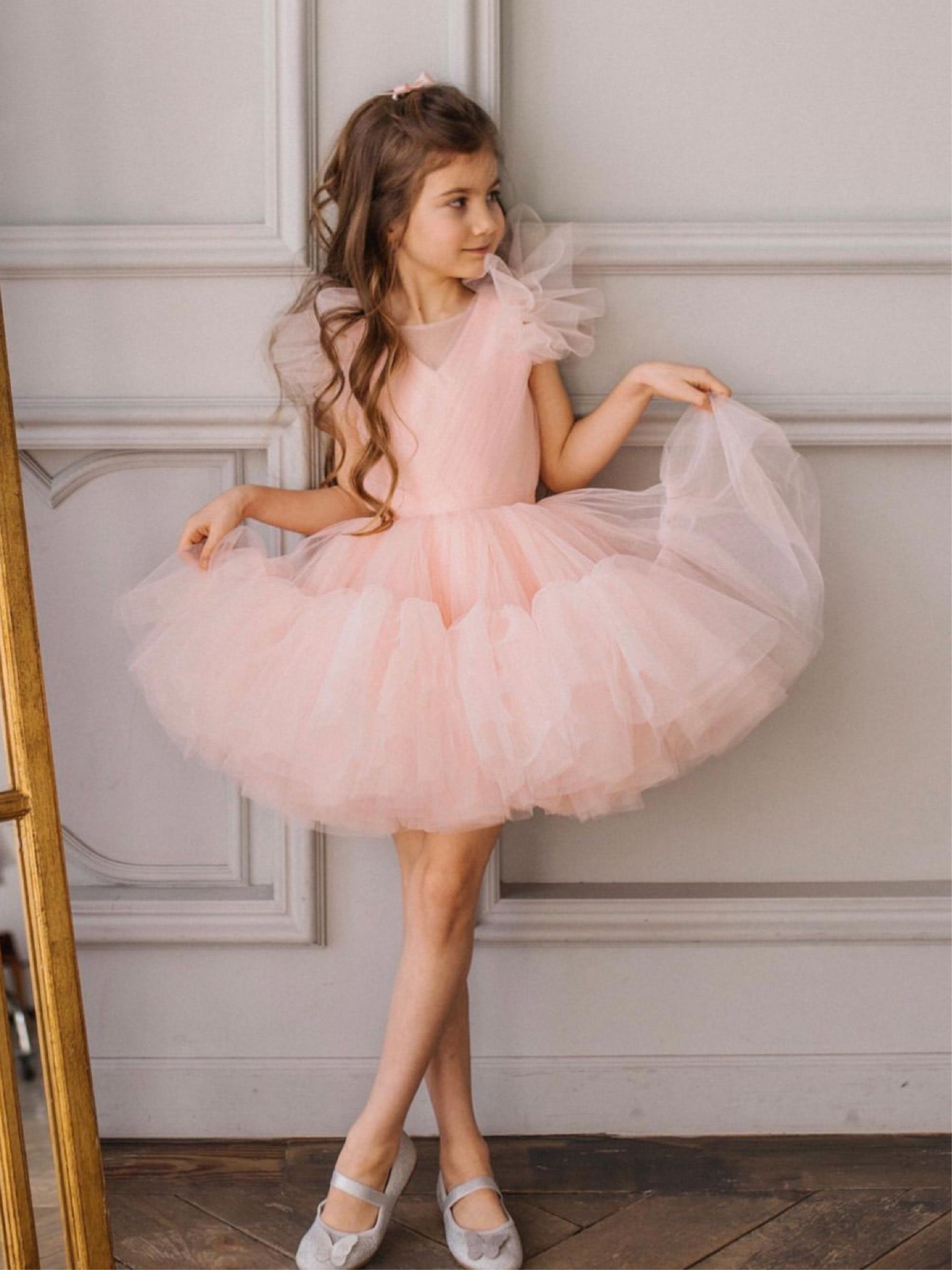 Title 1, Robe de princesse ballerine à manches volantes ...