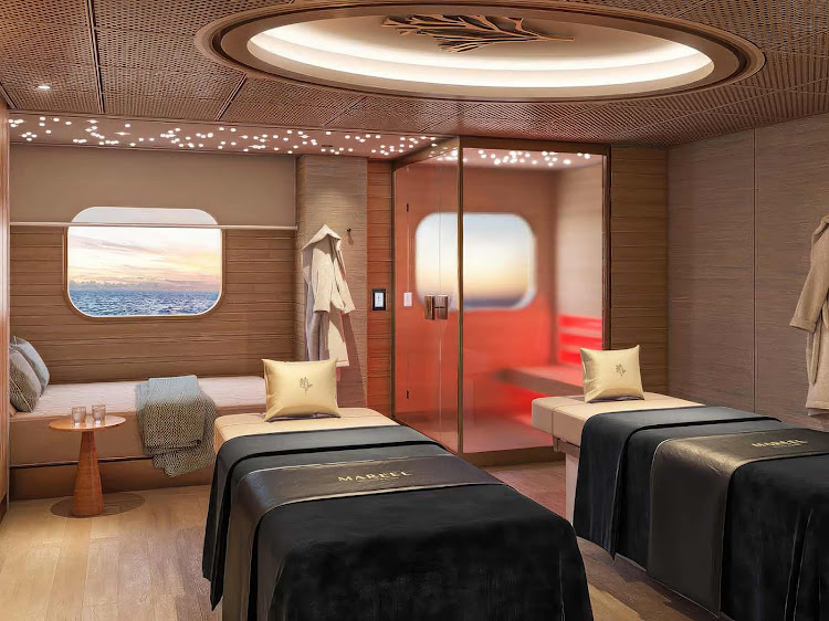 Mareel Wellness & Beauty is a new top-deck wellness studio and a private spa suite.