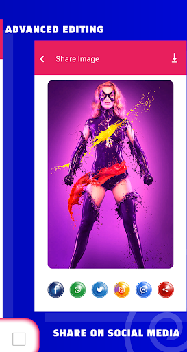 Superhero Photo Suit Editor