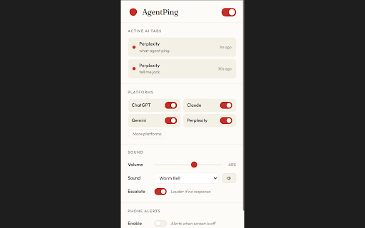 AgentPing screenshot 3