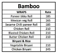 Bamboo menu 1