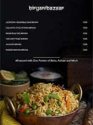 Biryani Bazaar menu 1