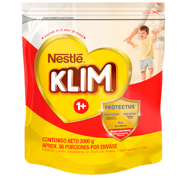 Alimento lácteo Klim 1+ DHA x 2000 gr  