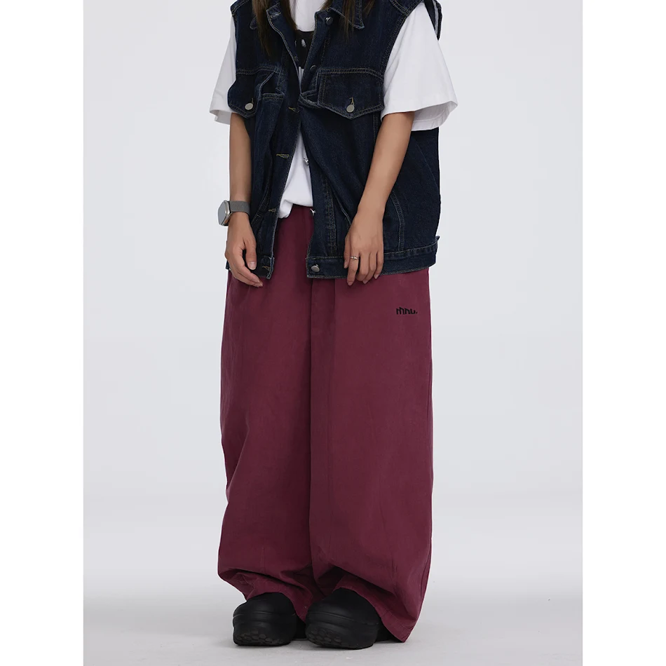 Heren Loose Straight Casual Broek Comfortabele Broek voor Dagelijks Gebruik Relaxte Pasvorm Veelzijdige Stijl Ideaal voor een Casual Look en Draagcomfort