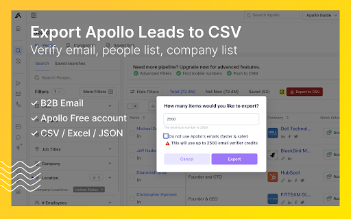 Unlimited Lead Generation for Apollo