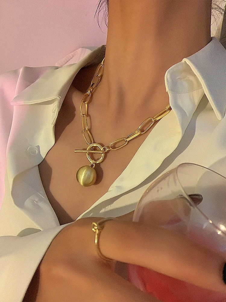 Title 3, Collier de Mode Réactif Grande Marque Chaîne Cl...