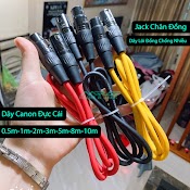 Dây Canon Đực Cái Chống Nhiễu, Dài 0.5Met - 1Met - 2Met - 3Met - 5Met, Giá 1 Dây (Xlr Cable).