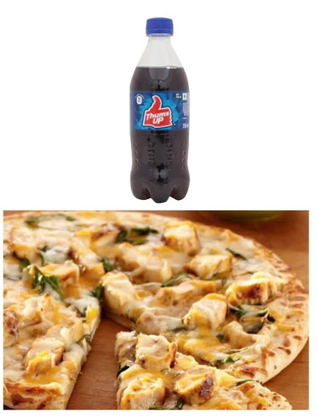 2 Chicken Pizza [Medium 6 Slice] + 2 Cold Drink250Ml