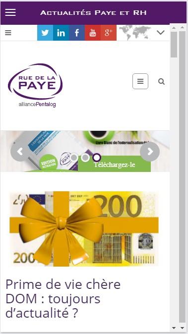 Android application Rue de la Paye screenshort