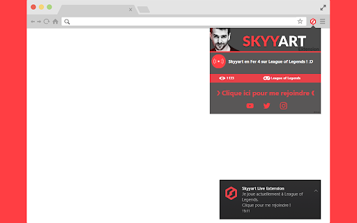 Extension Live Skyyart