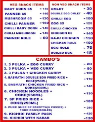 Food Magic menu 1