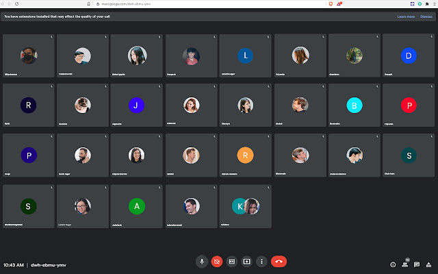 Google meet grid view fix