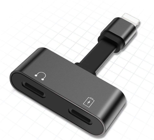 Title 3, 2 in 1 Lightning Adapter Charge and listen. Cha...