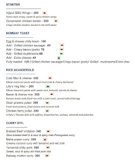 Kannans Kaapi menu 1