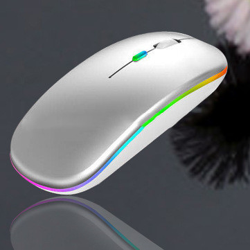 Title 4, Bluetooth Dual-Mode Wireless Mouse Charging Sil...