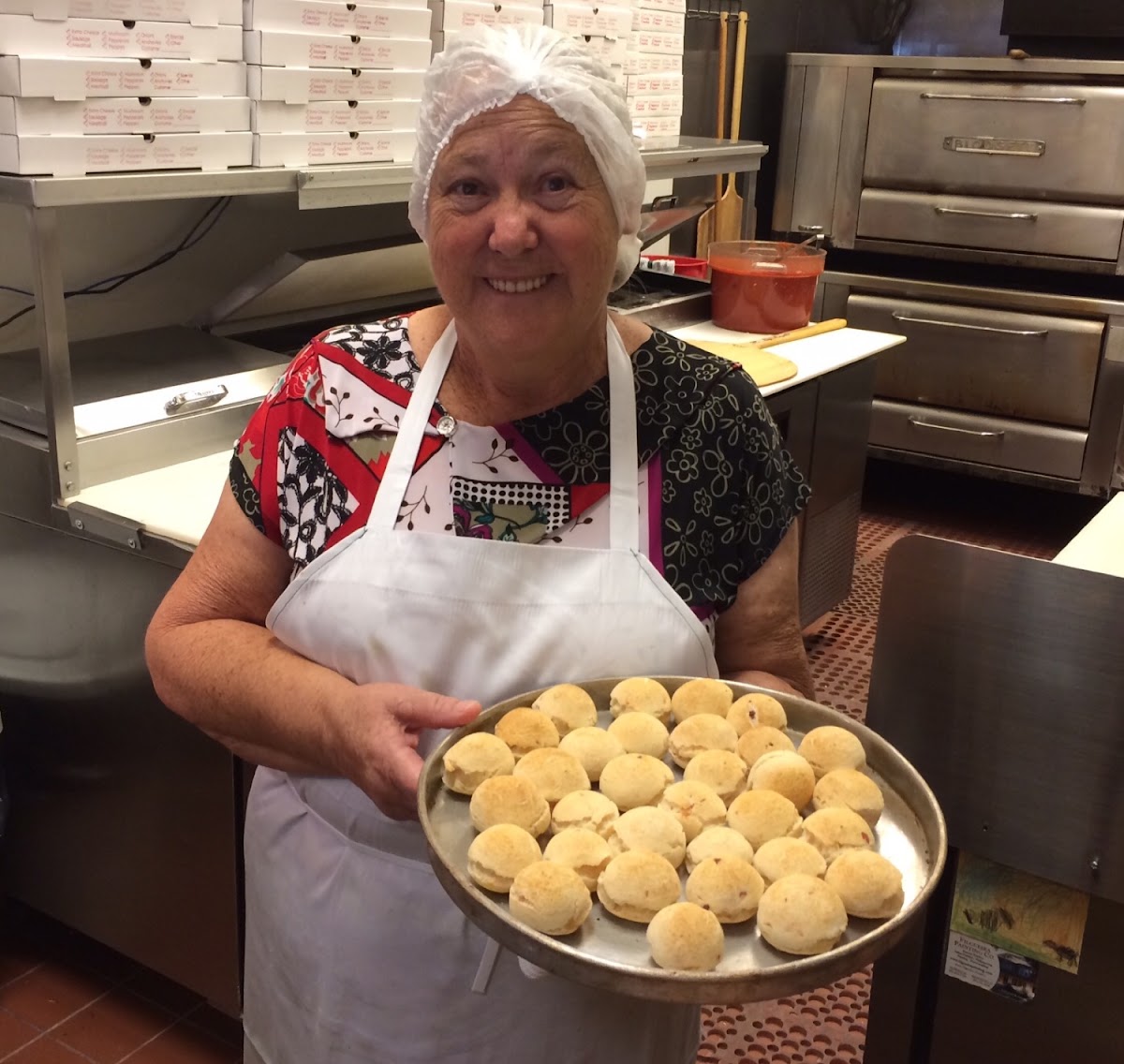 Brazilian cheese rolls . The  famous  Pão De Queijo GF