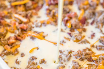 Low-Carb Bacon Cheeseburger Casserole