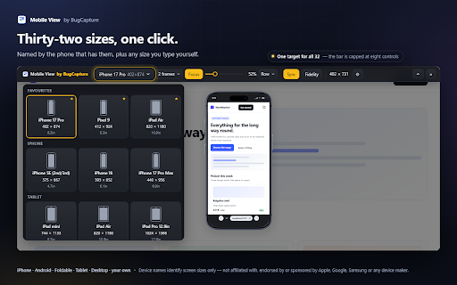 Responsive Tester — Mobile View by BugCapture screenshot 5