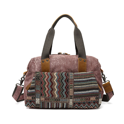 Title 3, Ethnic Pattern Retro Cross-border Handbag, styl...