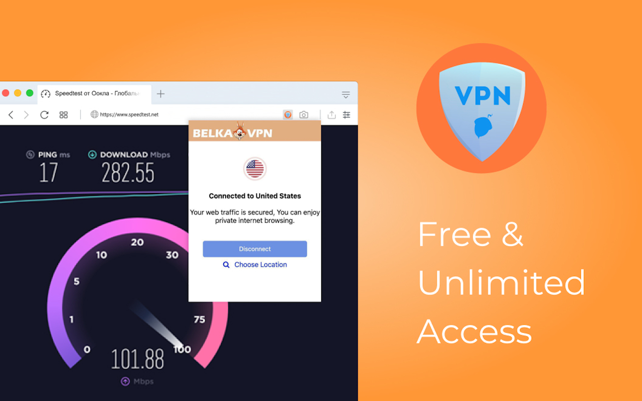 BelkaVPN is VPN, Proxy to Unblock any sites Preview image 5