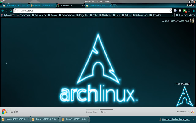 Arch Linux Theme chrome extension